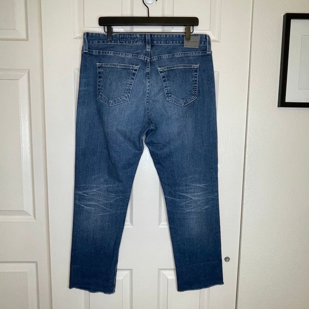 AG Adriano Goldschmied Ex-Boyfriend Slouchy Slim Crop Jeans Size 31 - Picture 3 of 12
